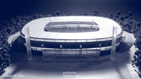 Modell Eintracht Frankfurt neues Stadion
