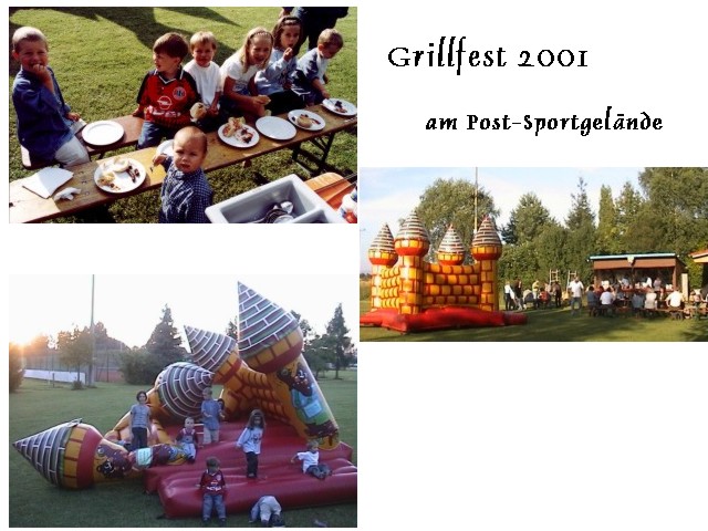 Grillfest 2001 am Post-Sportgelände